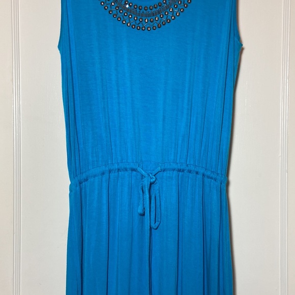 Large Kyle by Kyle Richards Sleeveless Aquamarine Maxi Dress - Picture 9 of 16